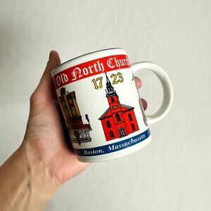 Vintage Old North Church Boston, MA 1723 Coffee Mug